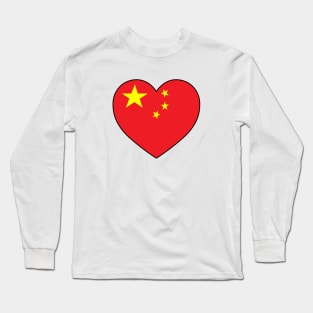 Heart - China _078 Long Sleeve T-Shirt